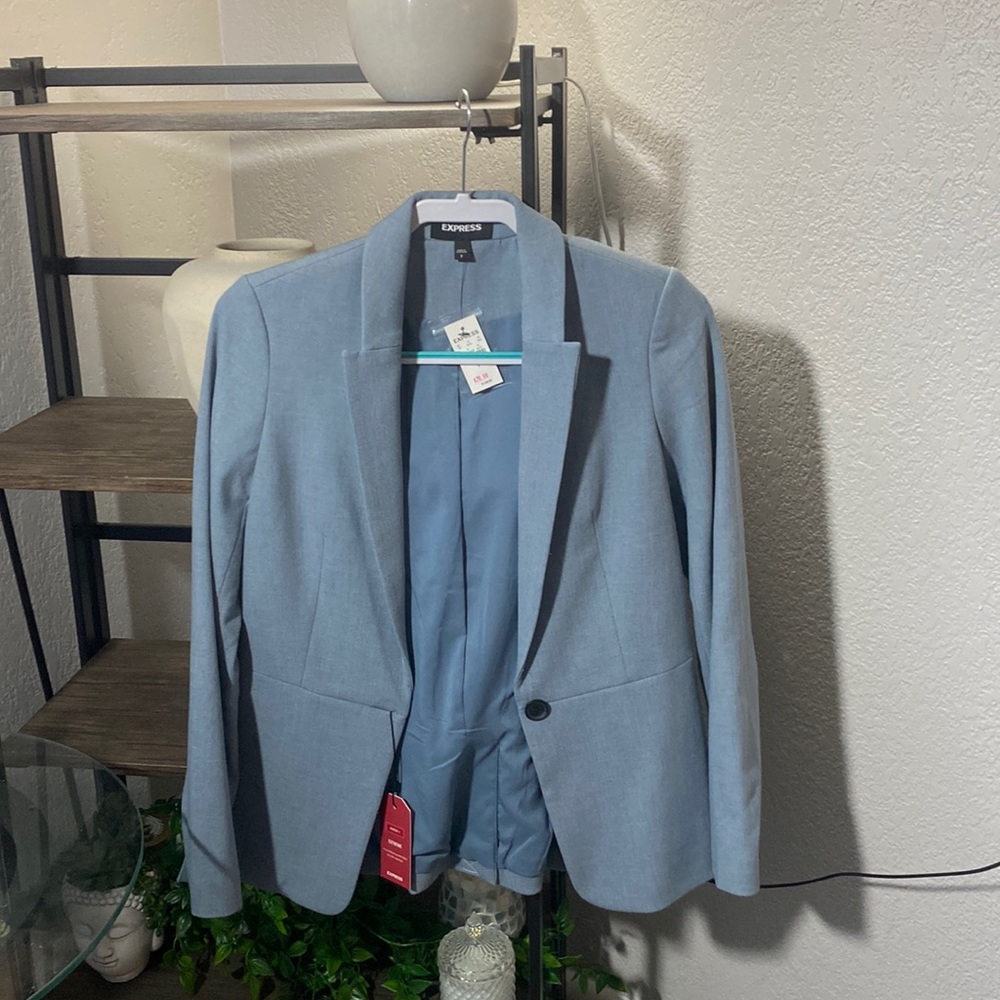 Express blue blazer